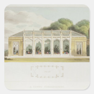 Sticker Carré Conservatoire gothique, 1832