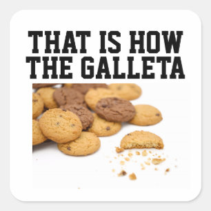 Sticker Carré Cookie Crumble Spanglish