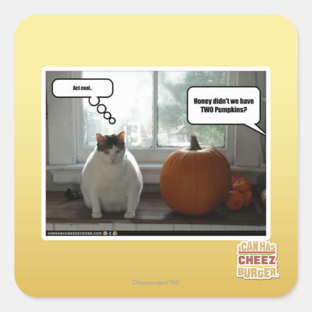 Sticker Carré Cool (Devant)