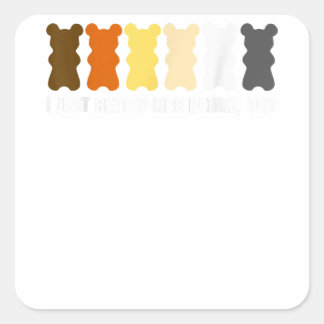 Sticker Carré Cool Rainbow Gay Bear Tee Funny 2019 Mens Gay Prid