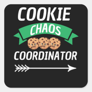 Sticker Carré Coordinateur Cookie Chaos Coordinateur Scouting Lo