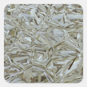 Sticker Carré Copeau génial de construction de texture d'OSB