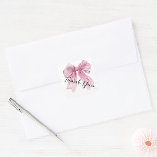 Sticker Carré Coquette rose étincelle 1ère