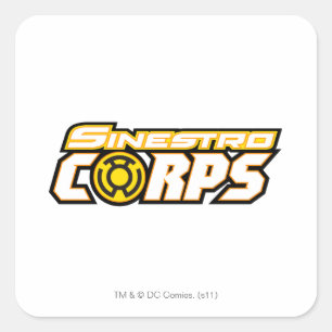 Sticker Carré Corps de Sinestro