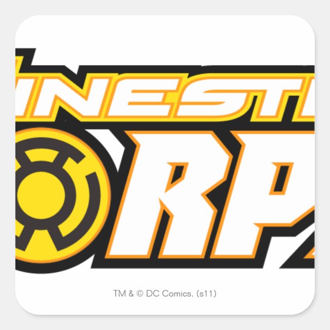 Sticker Carré Corps Sinestro (Devant)