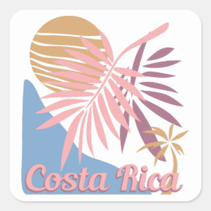 Sticker Carré Costa Rica