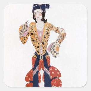 Sticker Carré Costume pour Nijinsky dans le ballet