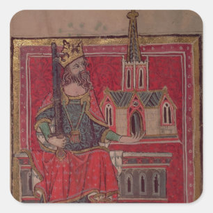 Sticker Carré Cott Nero D VIII Offa, roi de Mercia