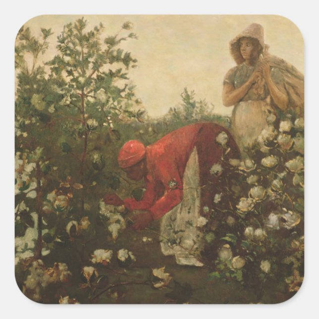 Sticker Carré Cotton (Devant)