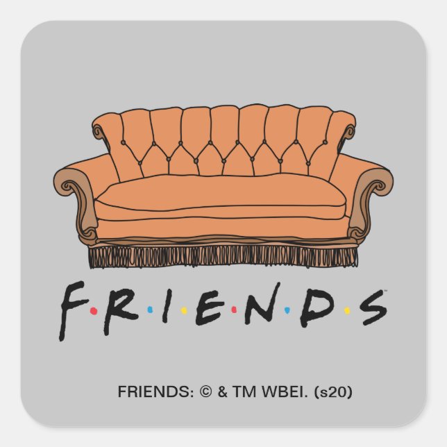 Sticker Carré Coucher FRIENDS™ (Devant)