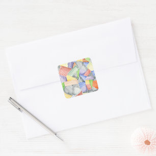 Sticker Carré Couchet I