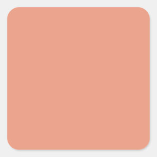 Sticker Carré couleur saumon foncé