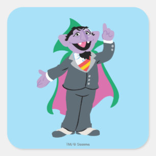 Sticker Carré Count von Count Classic Style