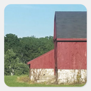 Sticker Carré Country Barn