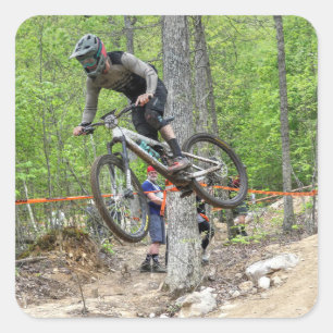 Sticker Carré Course VTT Enduro
