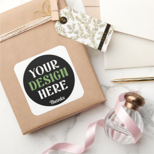 Sticker Carré coutume, unique, élégant et minimaliste hershey®'s