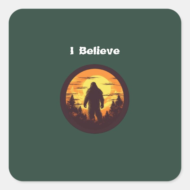 Sticker Carré Couverture intelligente pour iPad Bigfoot (Devant)
