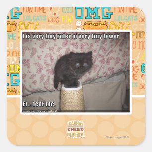 Sticker Carré Craignez-moi