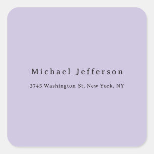 Sticker Carré Créatif Classique Tendance Couleur Pastel Minimali