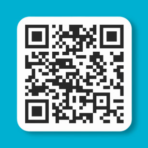 Sticker Carré Créer instantanément un code QR (en entrant votre