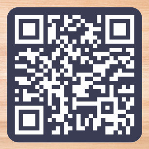 Sticker Carré Créer un code QR personnalisé pour le site web d'u