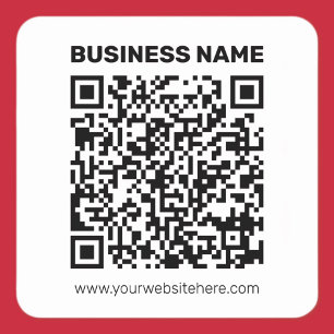 Sticker Carré Créez instantanément un code QR pour n'importe que