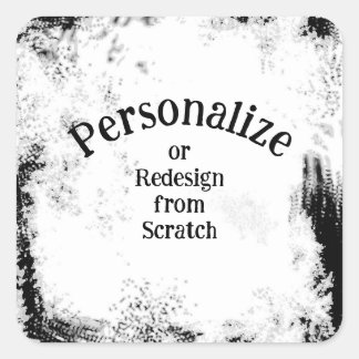 Sticker Carré Créez votre propre logo/article personnalisé