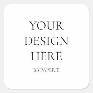 Sticker Carré Créez votre propre personnalisation