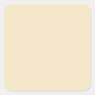 Sticker Carré crème