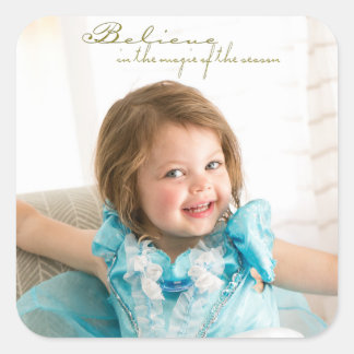 Sticker Carré Crois en la magie