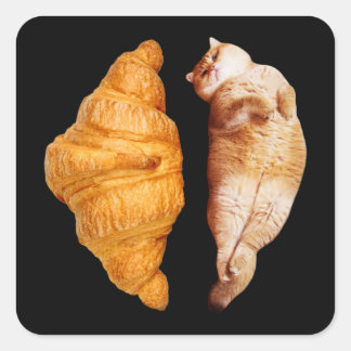 Sticker Carré Croissant