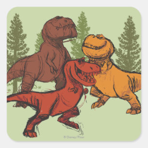 Sticker Carré Croquis des anneaux