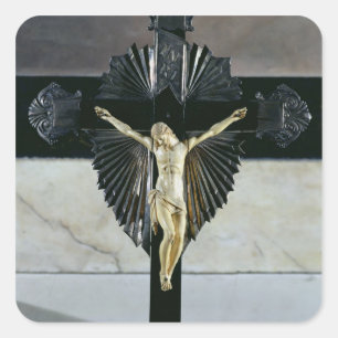 Sticker Carré Crucifixion, XVIIème siècle (ivoire)