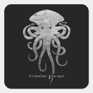 Sticker Carré Cthulhu