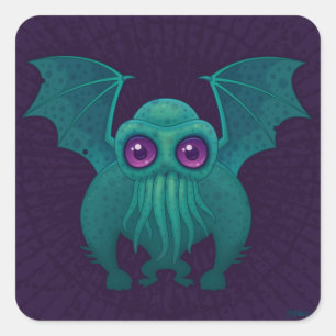 Sticker Carré Cthulhu