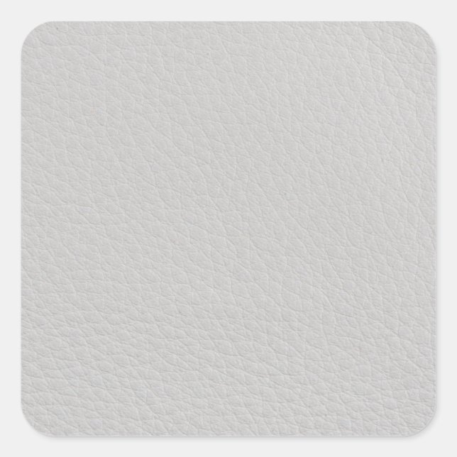 Sticker Carré cuir blanc (Devant)