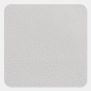 Sticker Carré cuir blanc