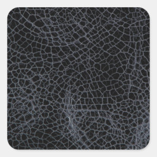 Sticker Carré Cuir noir