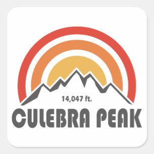 Sticker Carré Culebra Peak