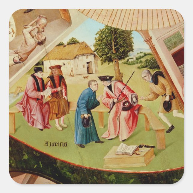 Sticker Carré cupidité (Devant)