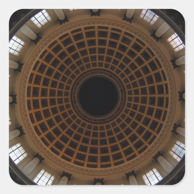 Sticker Carré cupola (Devant)