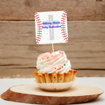 Custom Baseball Baby Dedication w/ Cross