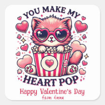 Cute Chat You Make My Heart Pop Classroom