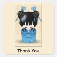 Cute Japonais Kokeshi Merci poupée