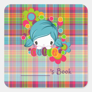 Sticker Carré Cutie