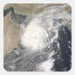 Sticker Carré Cyclone tropical Gonu en mer d'Oman