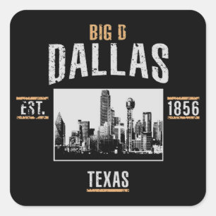 Sticker Carré Dallas