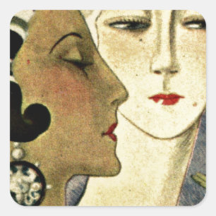 Sticker Carré Dames Aer Deco