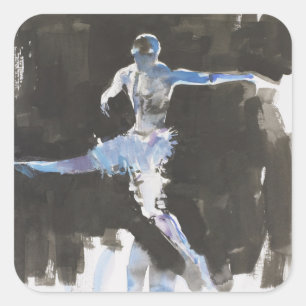 Sticker Carré Danse