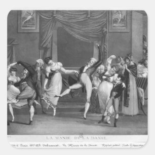 Sticker Carré Danse, 1809